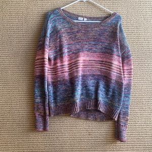 Super cozy Gap knit sweater multi colored